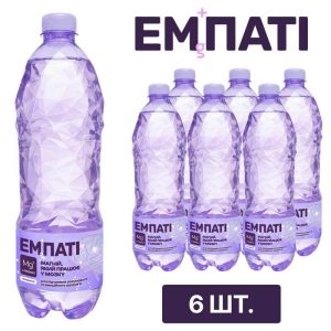 Вода Емпаті, газована, 1 л, 6 шт.